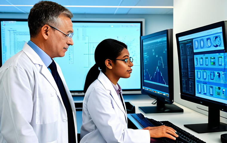 A diverse group of professional scientists and international experts, fully clothed in modest, professional attire, collaborate in a state-of-the-art laboratory. They are looking at data on screens and interacting with scientific equipment in a clean, modern setting. The atmosphere is serious and focused, emphasizing global cooperation and prevention efforts against chemical threats. Perfect anatomy, correct proportions, natural pose, well-formed hands, proper finger count, natural body proportions. Safe for work, appropriate content, family-friendly, professional dress, high quality, realistic photography.