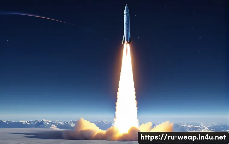 탄도미사일 사거리 비교 - **Prompt for "Oreshnik" Missile:**
"A highly detailed and dynamic depiction of the 'Oreshnik' me...